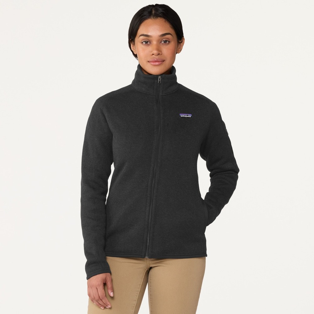 Patagonia Better Sweater Full Zip Jacket Womens Large Charcoal Grey Fleece 25538 - Picture 2 of 11
